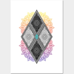 Tribal - Symmetric Posters and Art